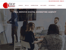 Tablet Screenshot of 1stopmarketingsolutions.com